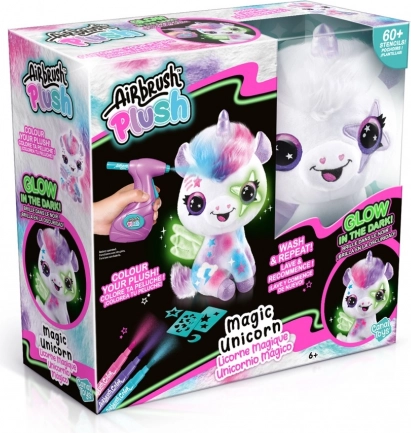 Airbrush studio – Licorne magique lumineuse dans le noir