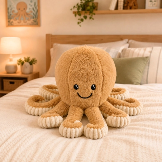 Détails brodés adorables et décoration pour la chambre