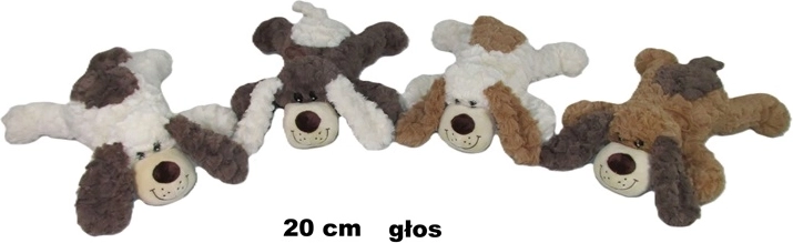 Chien en peluche avec son, 20 cm