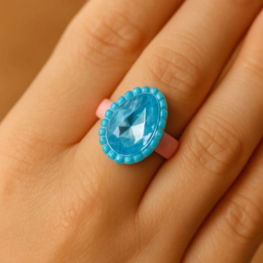 Strass scintillants et couleurs vives