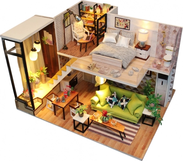 Miniature maison style scandinave romantique 2Kids Toys