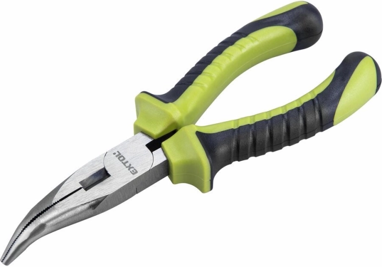 Pince demi-rondes coudées 160 mm