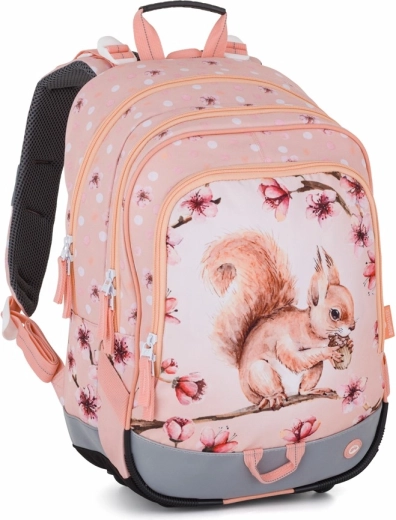 Bagmaster Alfa 26 sac à dos scolaire à trois compartiments écureuil