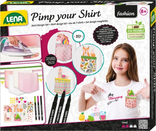 Lena Décore ton t-shirt - ensemble créatif pour enfants