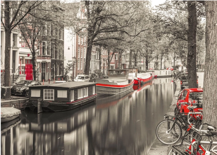 Puzzle DINO Amsterdam – canal, 3000 pièces