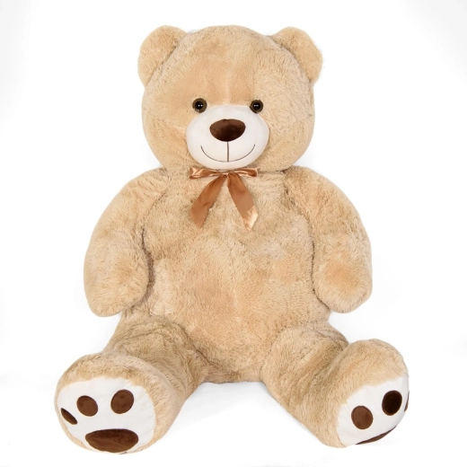 Ours en peluche beige 135 cm