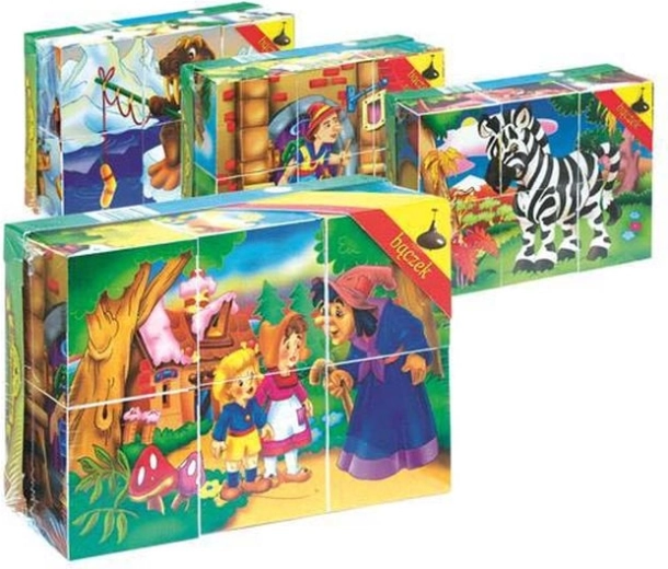 Mini puzzle illustré – 6 cubes