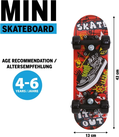 Mini skateboard Schildkröt « skate it out » 17"