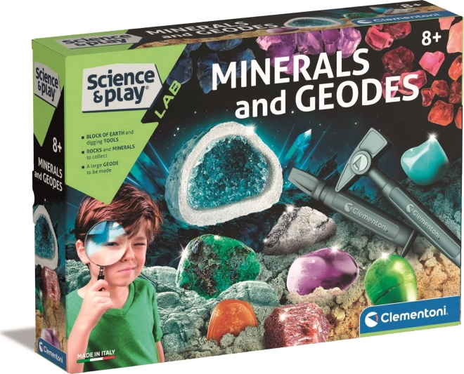 CLEMENTONI Science&Play : Laboratoire des minéraux et géodes