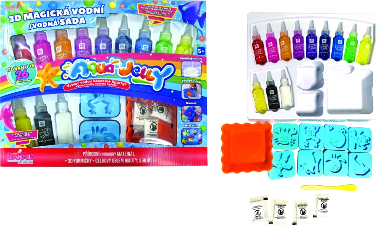 Aqua Jelly 3D figurines magiques – grand set créatif