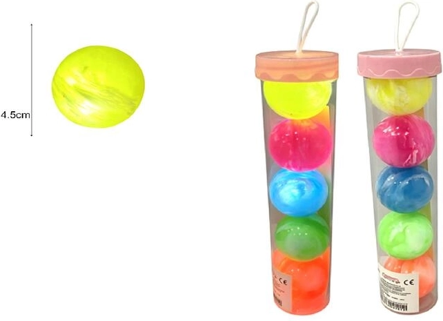 Balle lumineuse en caoutchouc - 1 pièce