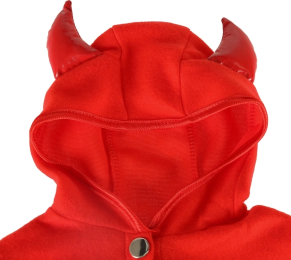 Capuche avec cornes de diable