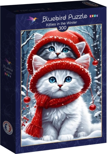 Puzzle Bluebird chatons en hiver – 300 pièces