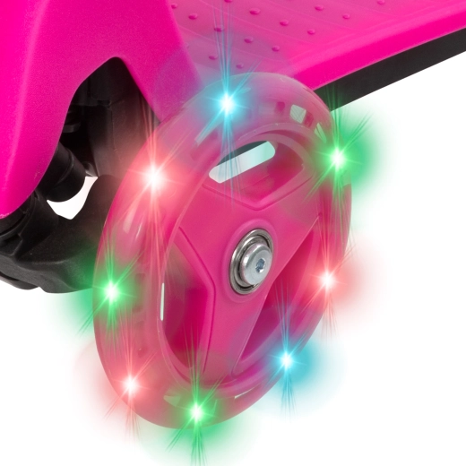 Roues LED lumineuses sans piles