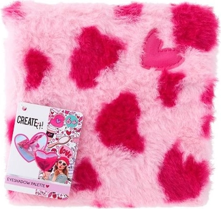 Create it! Love trousse en peluche avec palette de fards à paupières