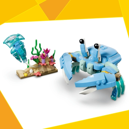 Un crabe pour un jeu imaginatif