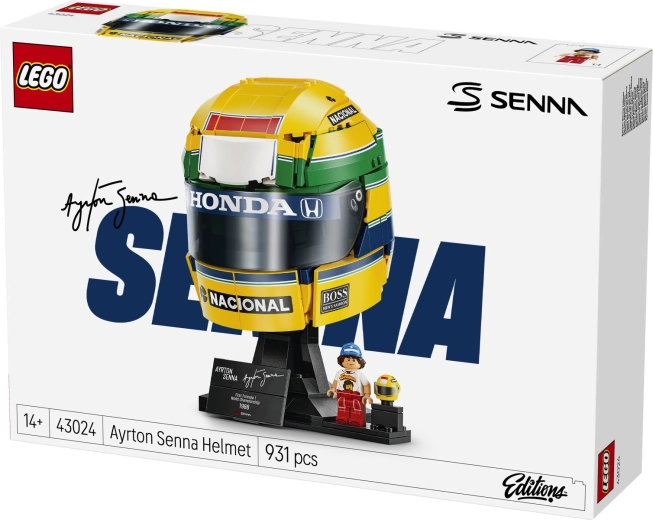 Minifigurine d’Ayrton Senna incluse dans la boîte