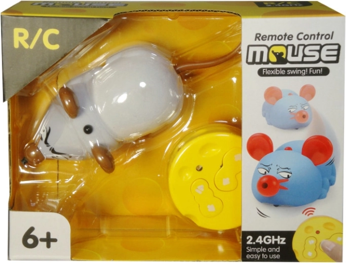 Souris en peluche radiocommandée avec télécommande