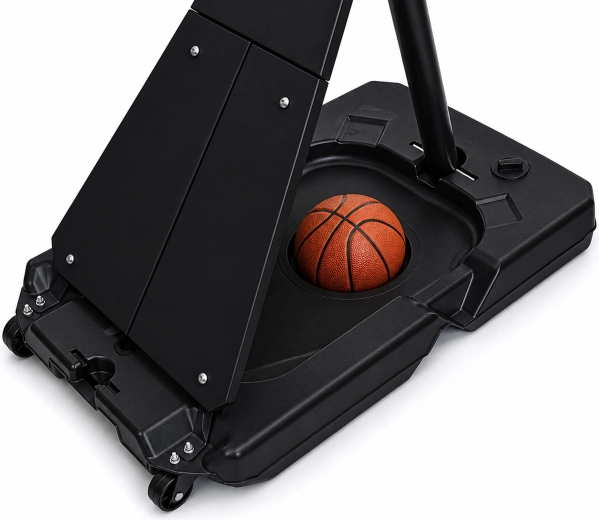 Base stable remplissable avec roulettes et support de ballon