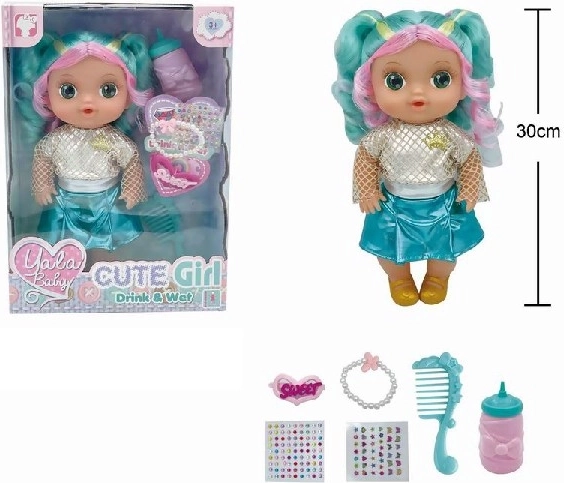 Poupée 30 cm avec accessoires