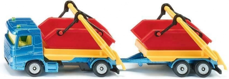 Siku camion avec conteneur et remorque