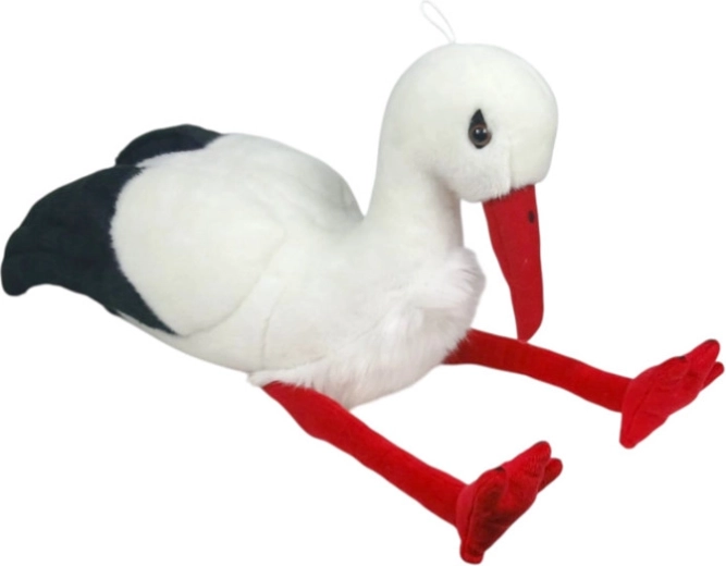 Cigogne en peluche 30 cm