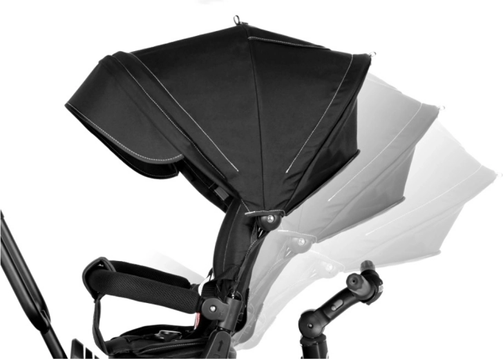Capote UV avec inclinaison réglable