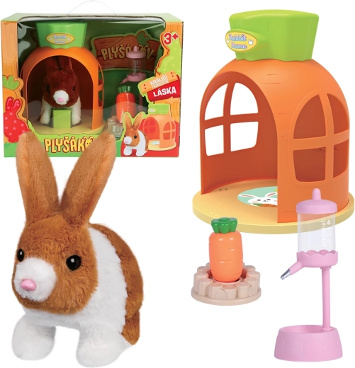 Lapin en peluche interactif Lentilka