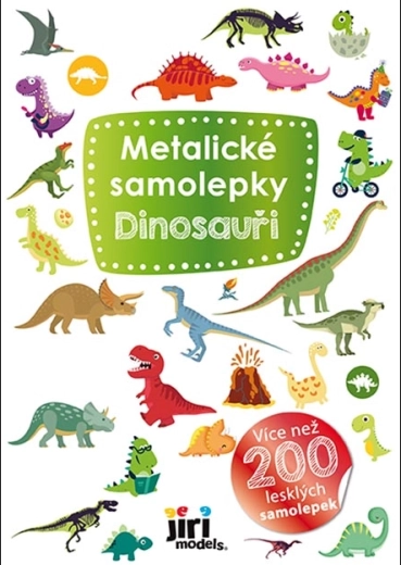 Autocollants métalliques dinosaures