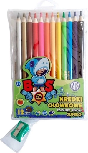 Crayons de couleur et taille-crayon Brawl Stars