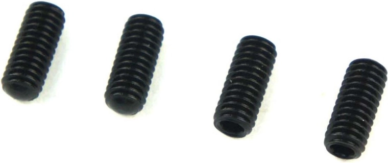 Vis de fixation Jamara M4 × 10 mm à tête ronde, 4 pièces
