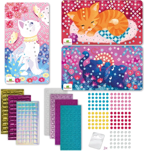 Stick & Fun mosaïque mallette chats