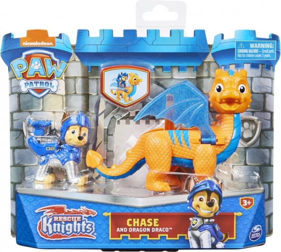 Paw Patrol Chevaliers courageux – figurine de chiot et dragon (assortiment)