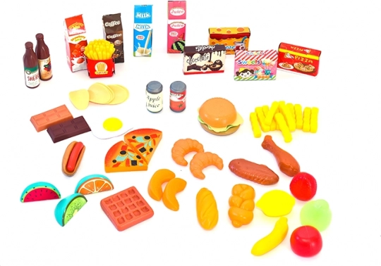 Set de maquettes d’aliments pour enfants