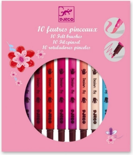 Feutres double embout Djeco pour filles