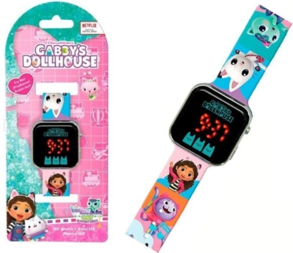 Montre LED numérique La maison magique de Gabby