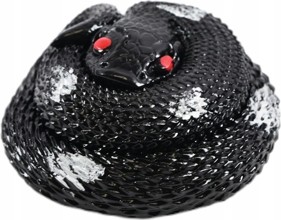 Texture de serpent détaillée et forme enroulée