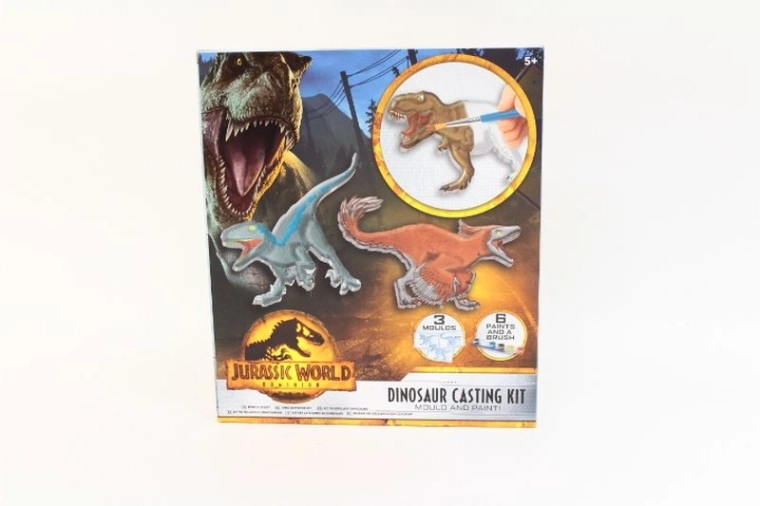 Jurassic World – kit de moulage d’un dinosaure en plâtre avec peintures