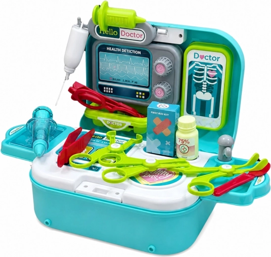 2-en-1 : valise et cabinet portable