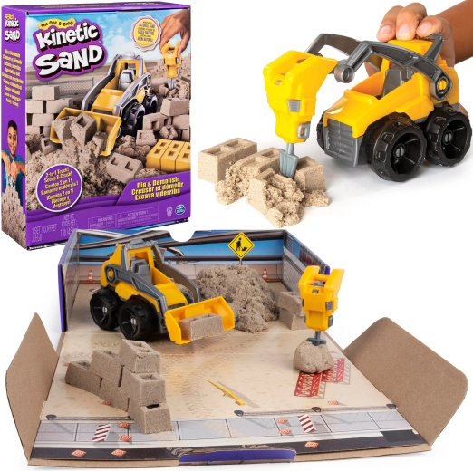 Spin Master Kinetic Sand chantier de sable avec camion-benne 545 g