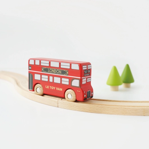 Le Toy Van bus londonien en bois à deux étages (édition de collection)
