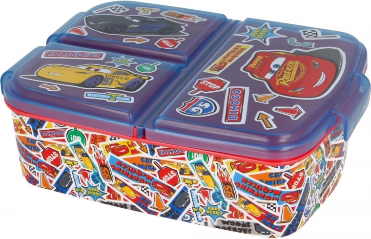 Boîte à goûter multi-compartiments Cars avec Flash McQueen