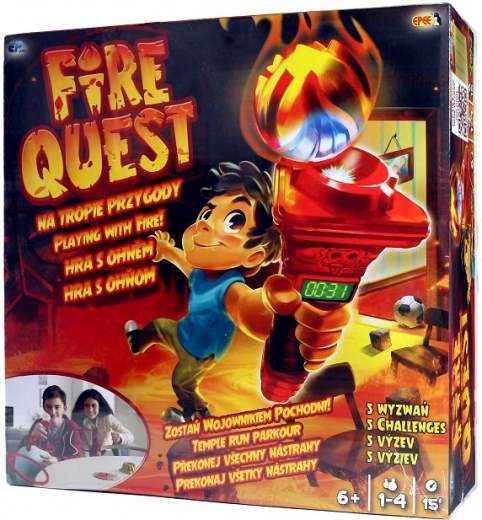 Fire Quest jeu d’aventure interactif avec torche électronique