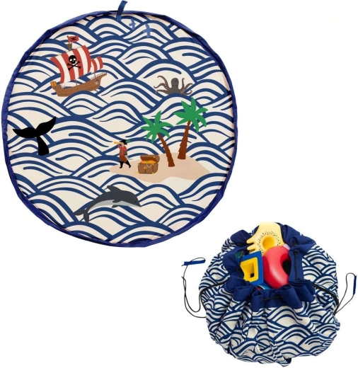 Play&Go Noomad couverture de jeu outdoor et sac de rangement pour jouets Pirate - 1 pièce