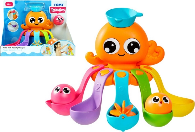 Tomy Toomies pieuvre de bain 7 en 1
