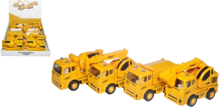 Camion de chantier à propulsion à friction avec pièces mobiles