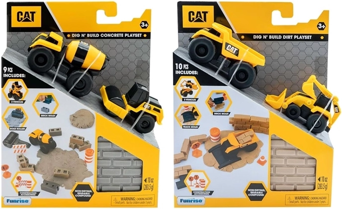 CAT Dig ’N’ Build kit de construction avec pâte à modeler (1 pc, sélection aléatoire)