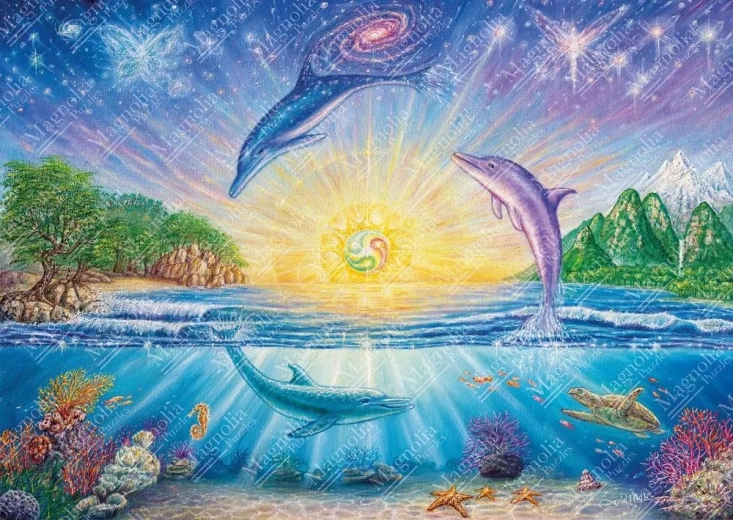 Puzzle dauphins 1000 pièces