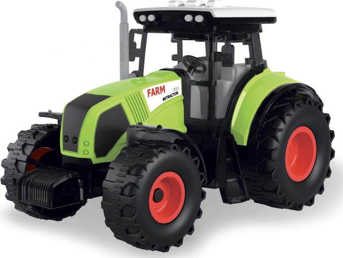 Tracteur de service de ferme avec lumières et sons – vert