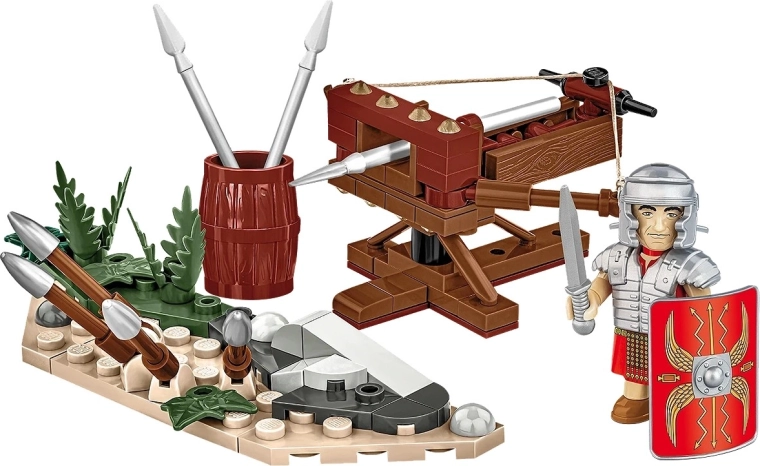 Baliste romaine fonctionnelle avec tir